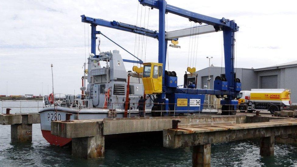 Vessels at Holyhead Boatyard Ltd