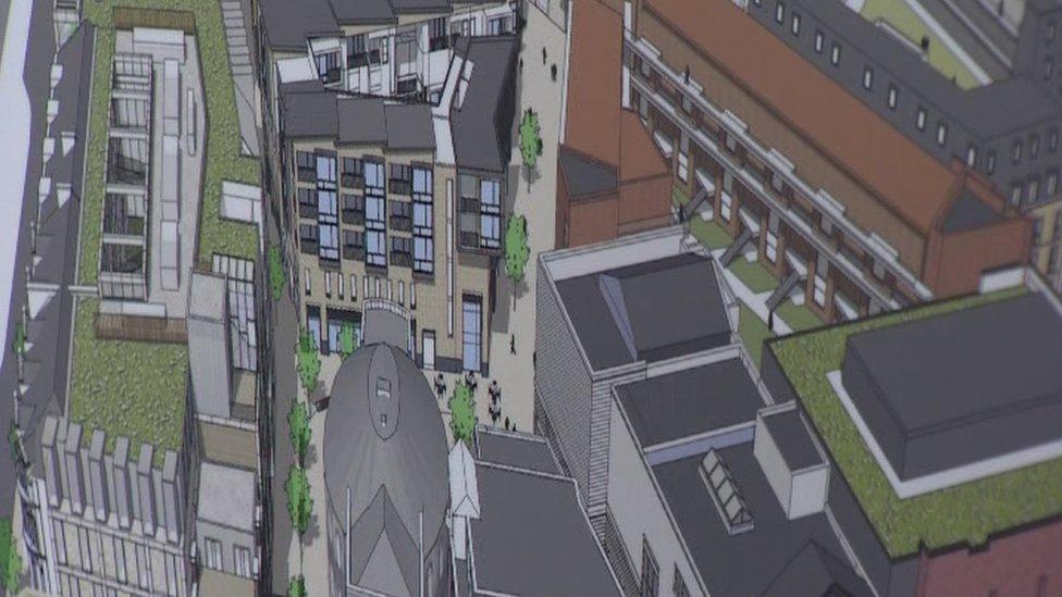 There is uncertainty about the future of a major regeneration scheme in Belfast