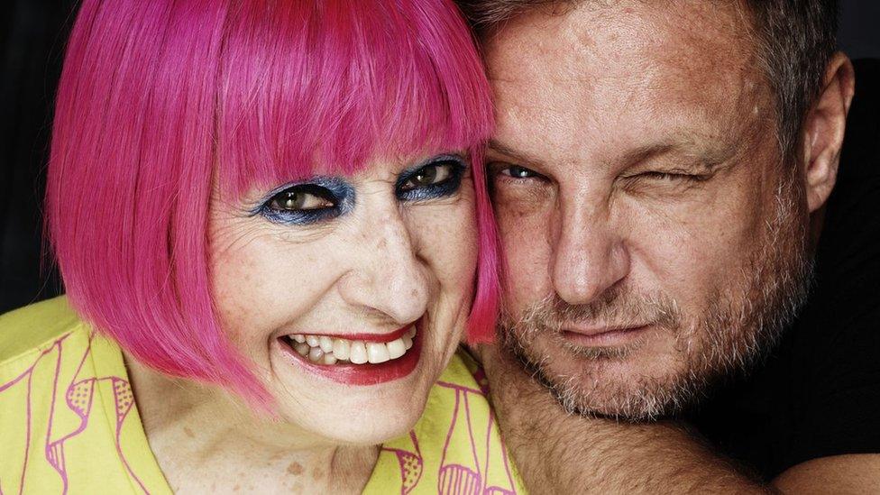 Dame Zandra Rhodes and Rankin