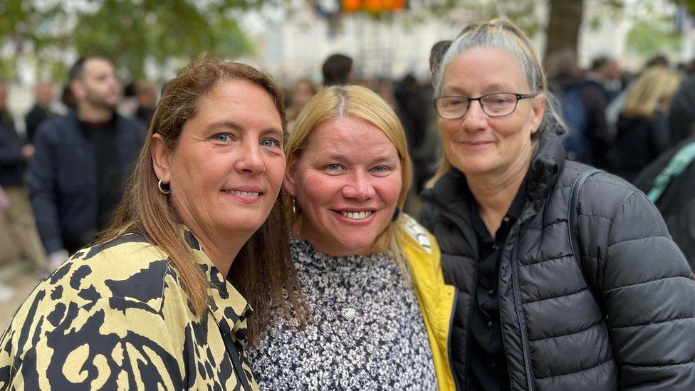 Sue Jones, Mel Woods and Lyn Dale