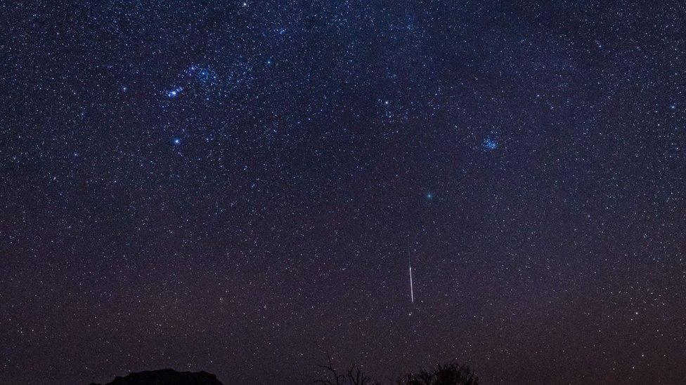 Geminid Meteor Arizona, US