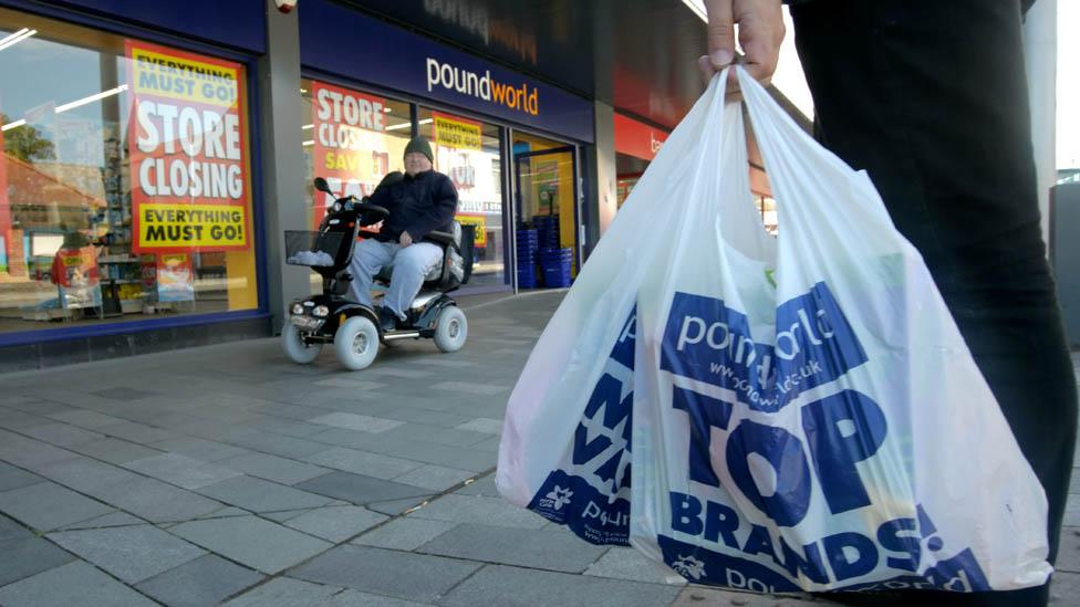 Poundworld in Blyth, Northumberland