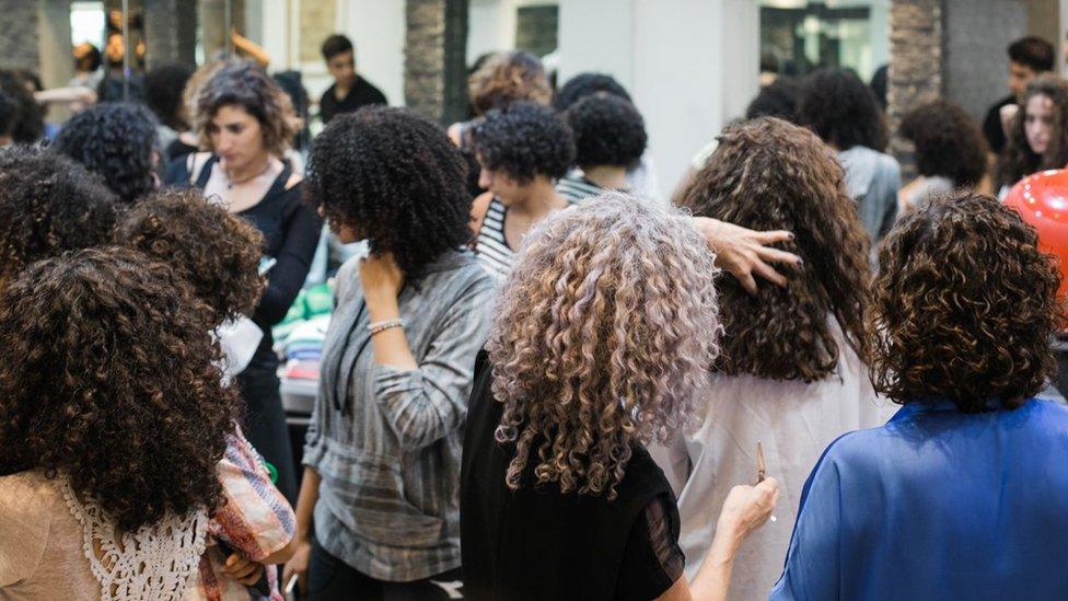 A training session organised by Hair Addict for salons and stylists in Egypt (April 2018)