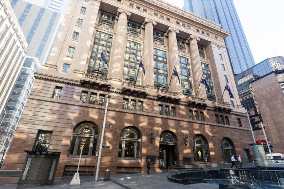 The Commonwealth Bank in Martin Place, Sydney