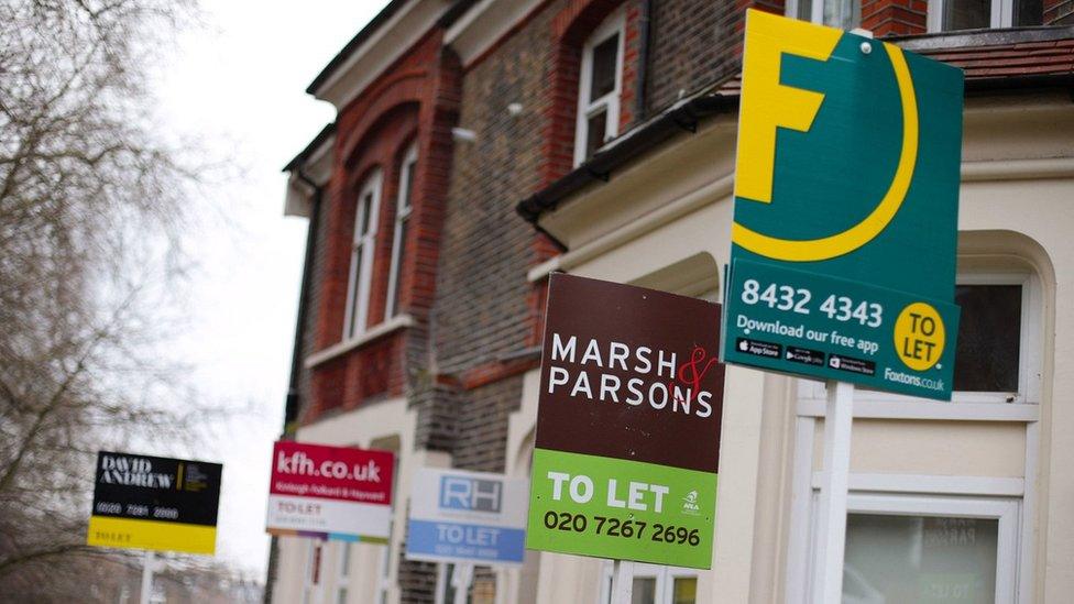 Estate agent signs