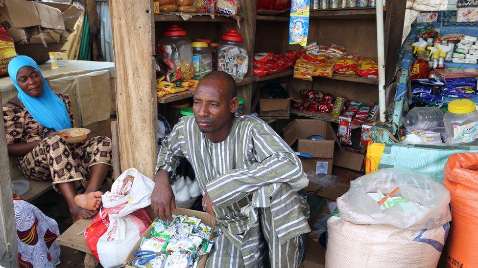 Nigerian shop seller