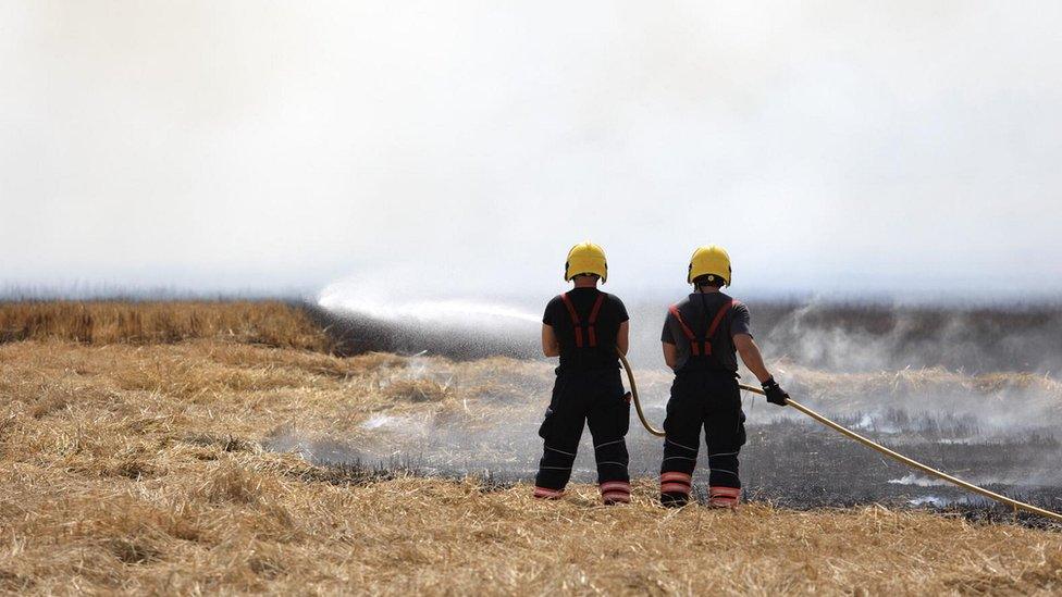 Pondersbridge fire