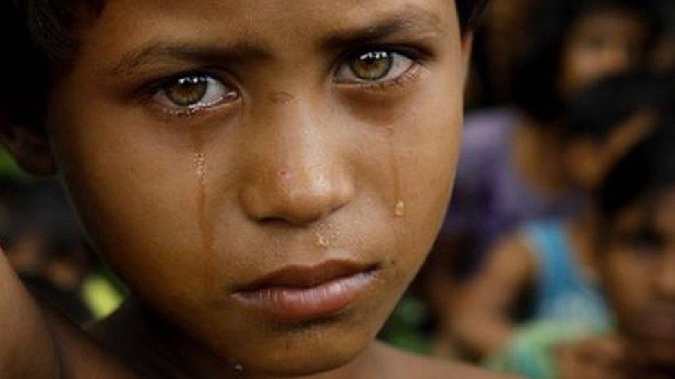 A Rohingya refugee girl- September 2017