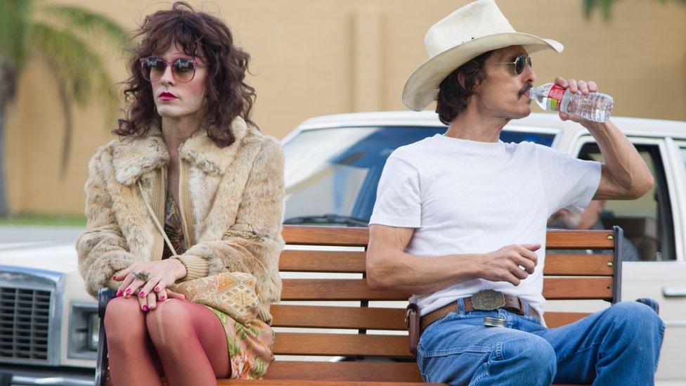 Jared Leto (left) and Matthew McConaughey starred in Dallas Buyers Club