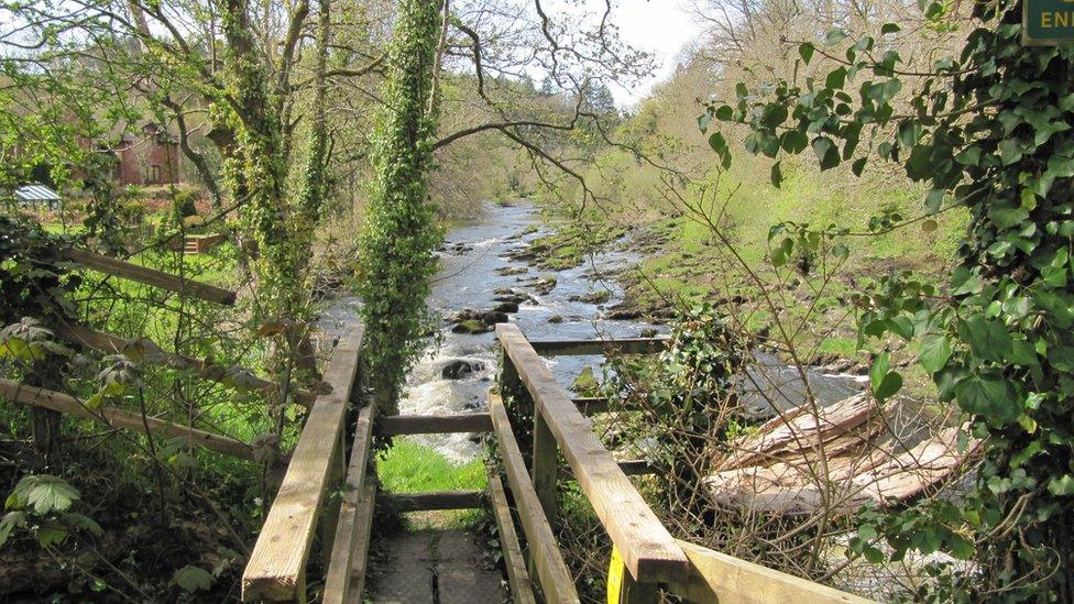 Afon Irfon near Builth Wells