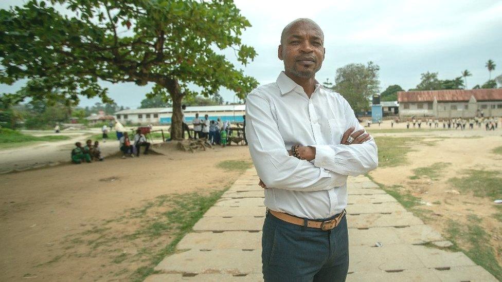 Muhammad Juma Muhammad standing on a path