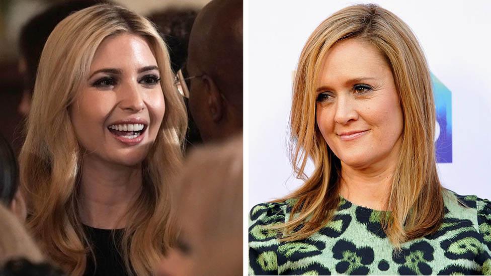 Ivanka Trump (left) and Samantha Bee