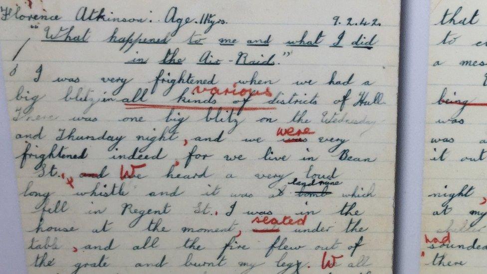 Letters about the Hull Blitz