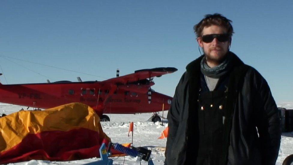 Tom Jordan will collect data in Antarctica with the new drone