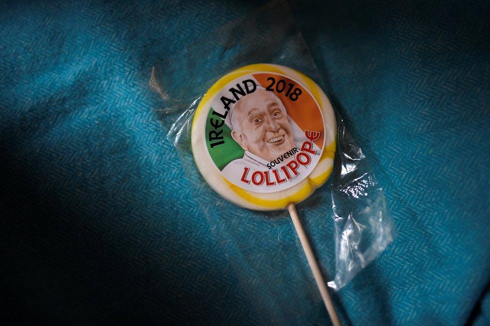 A souvenir lollipop called a "Lollipope" is seen in Dublin, Ireland