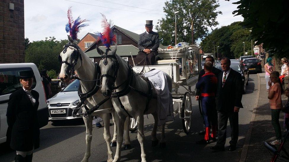 Conley Thompson's funeral