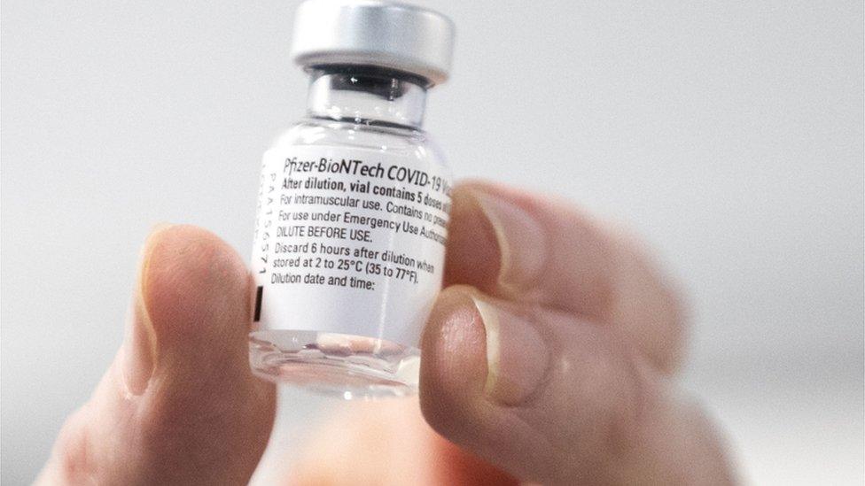 Pfizer vaccine.