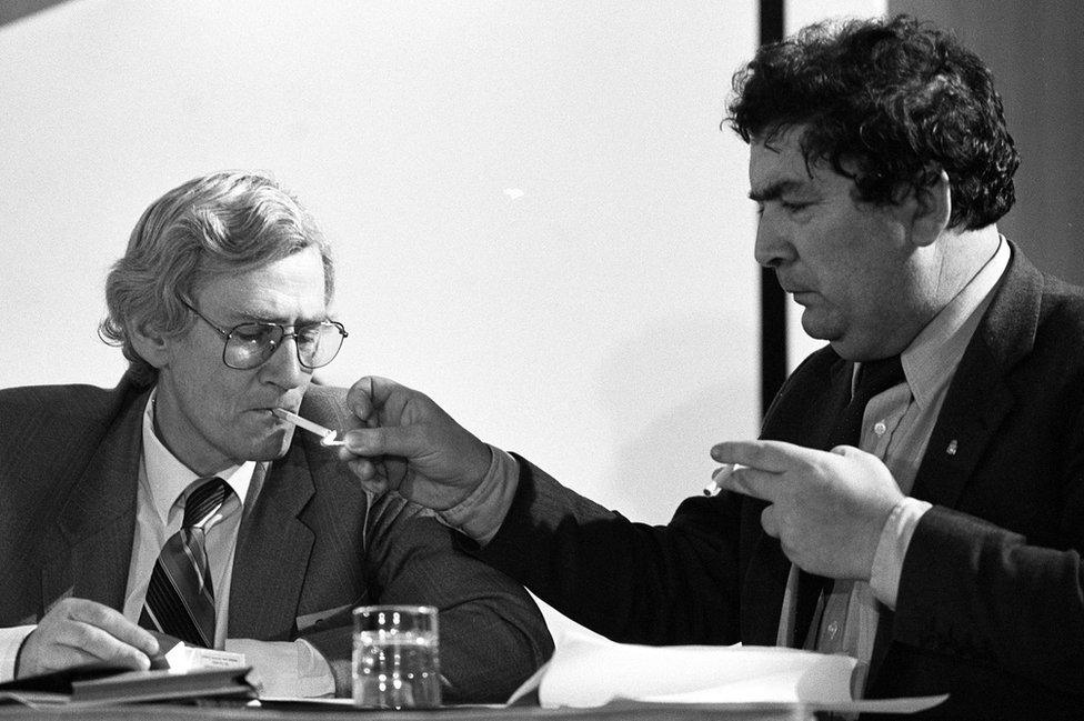 Seamus Mallon and John Hume