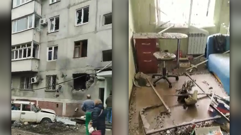 Yuliia's apartment in Mariupol was destroyed