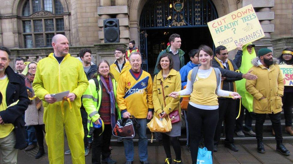 Protests in Sheffield