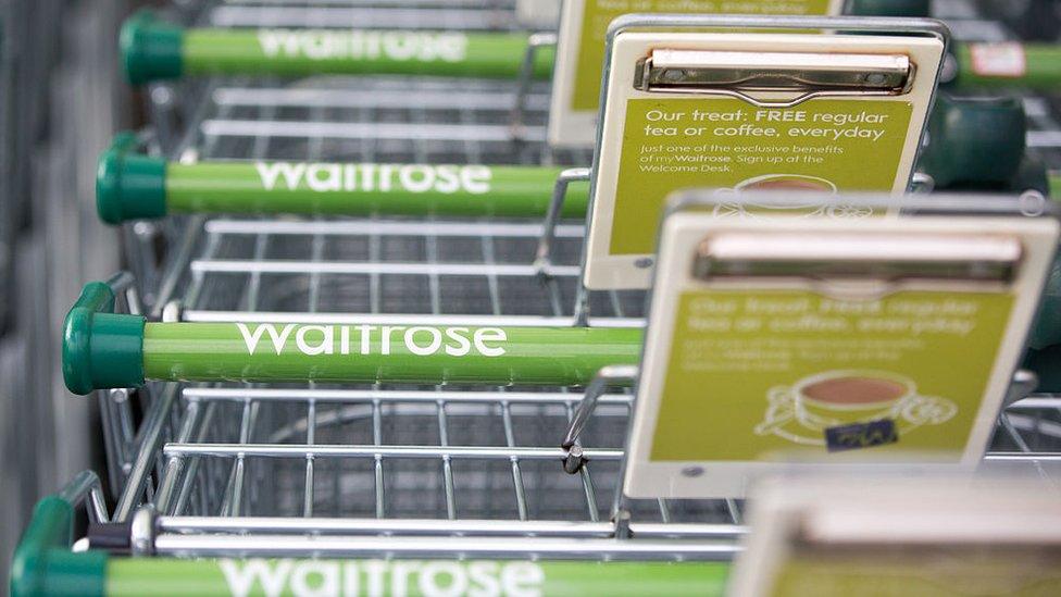 Waitrose trolleys