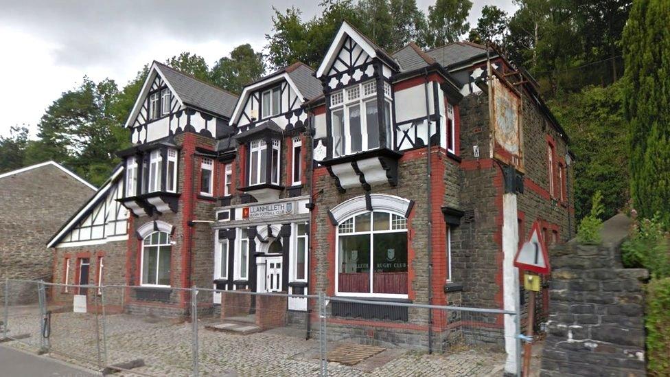 Former Walpole Hotel and Llanhilleth RFC clubhouse