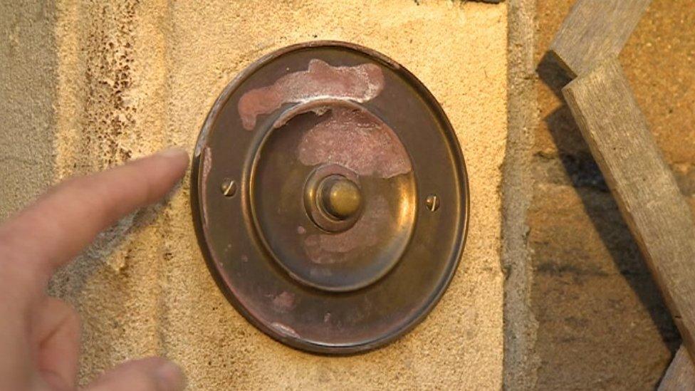 Doorbell with corrosion