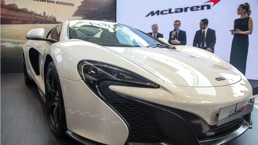 McLaren supercar