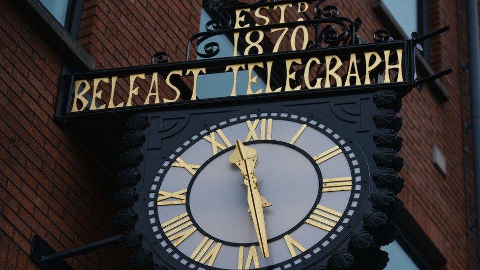 Belfast Telegraph clock