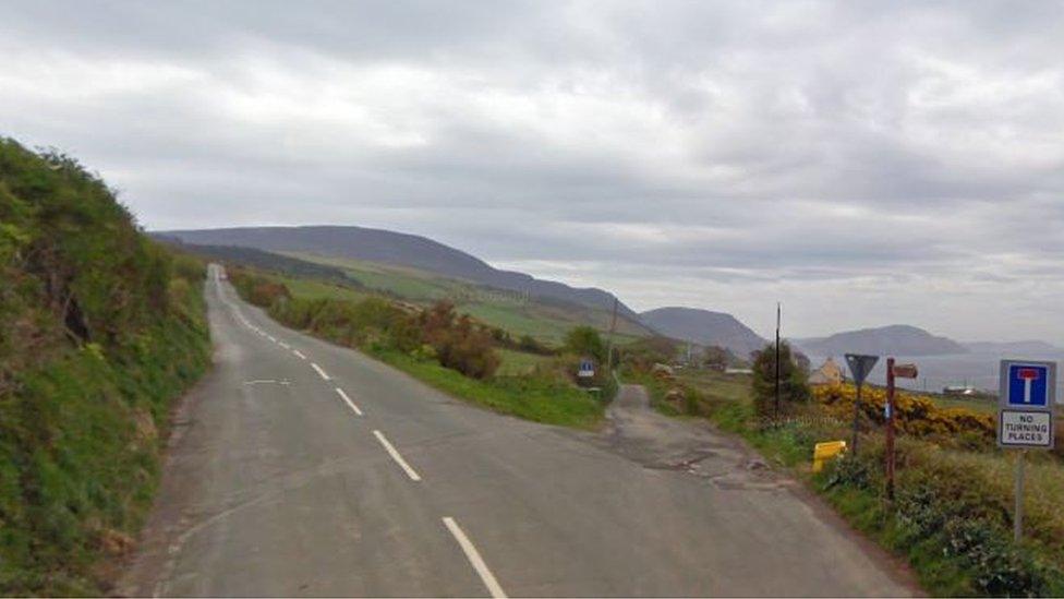 A27 Dalby Road from Niarbyl