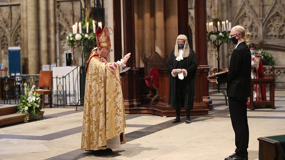 Ceremony at York Minster