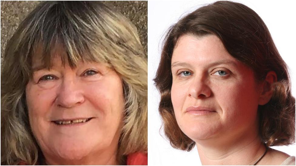 Kate Ramsden (left) and Sally Gimson (right)