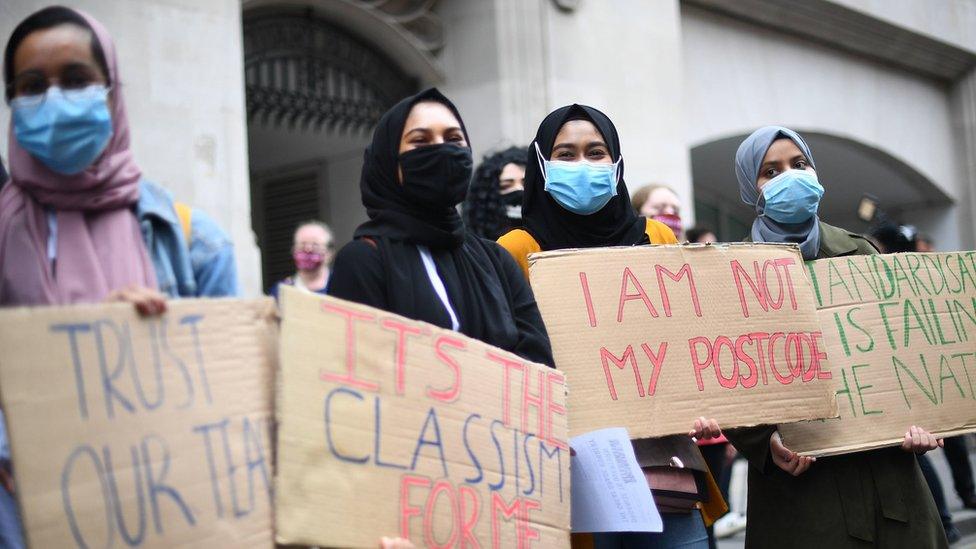 A-level protest