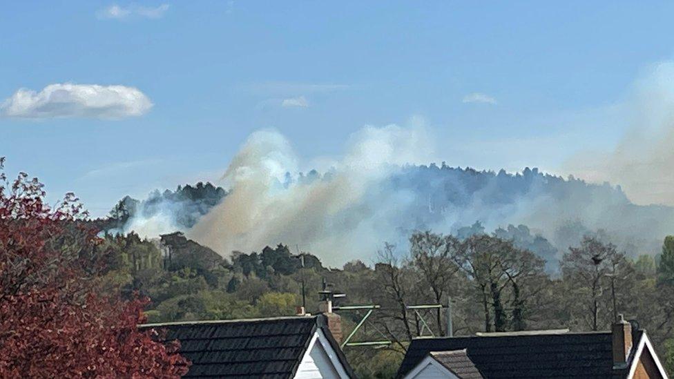 Cannock Chase fire