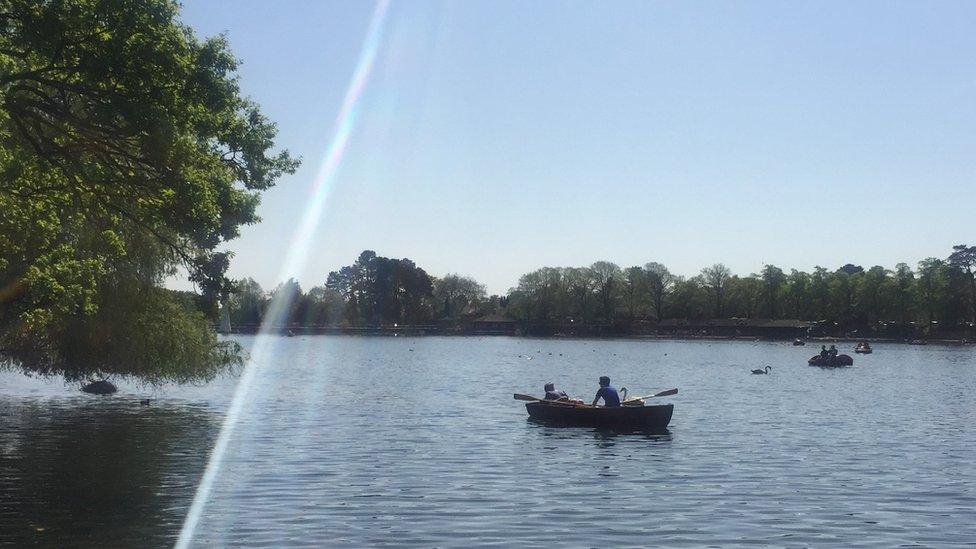 Roath Park lake