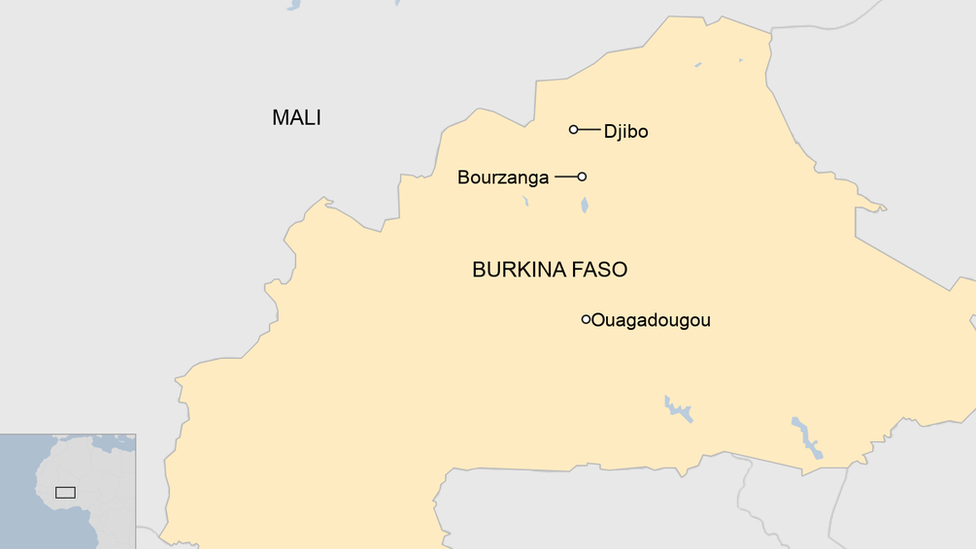 Map of Burkina Faso