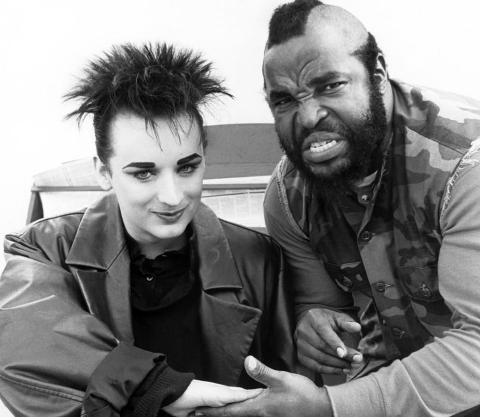 Boy George with Mr T