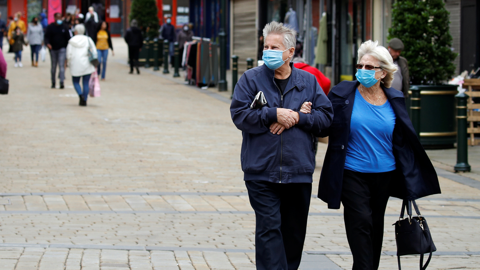 couple walking in Oldham