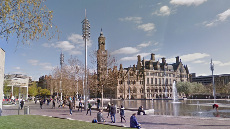 The real Bradford Centenary Square