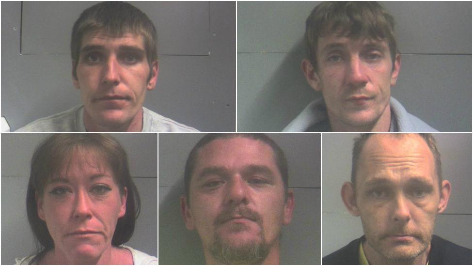 Jailed: Clockwise - Phillip Williams, Samiel Thorne, Darren Polvernio, David Williams, Debbie Wood