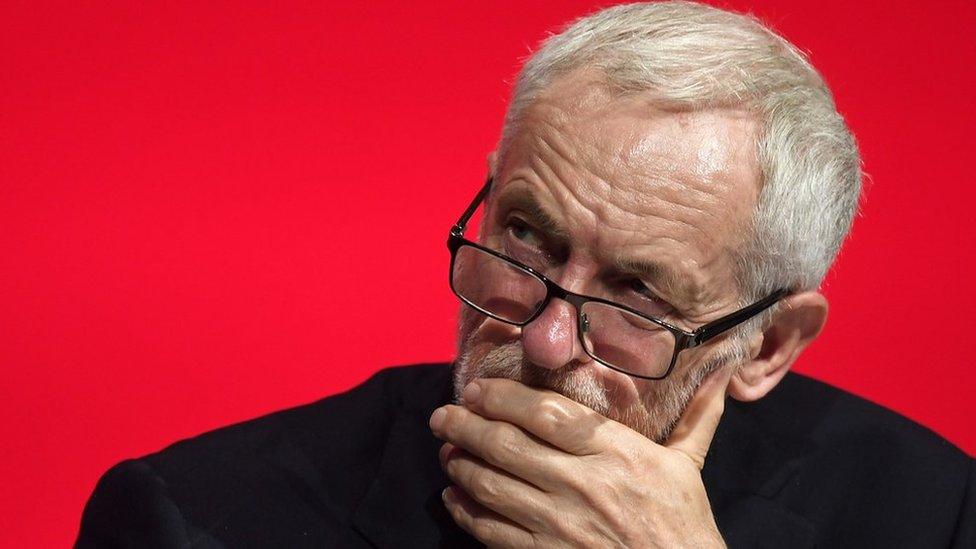 Jeremy Corbyn at Labour Party Conference on 23 September 2018