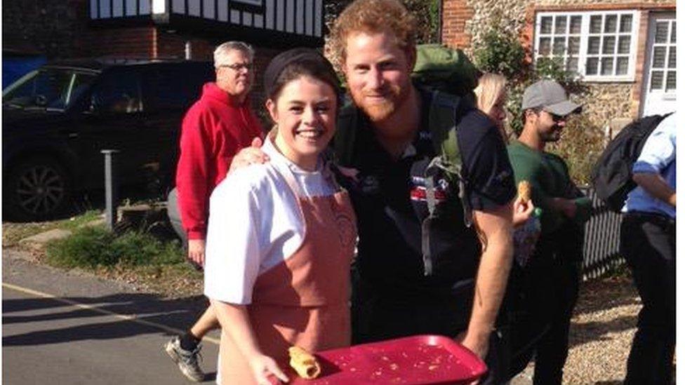 Shannon Warby and Prince Harry