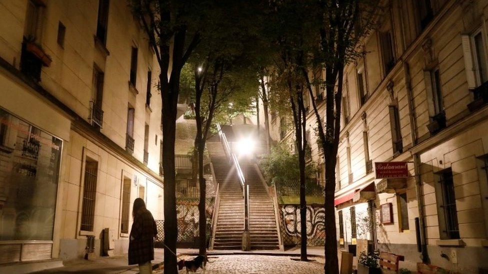 Empty Paris street