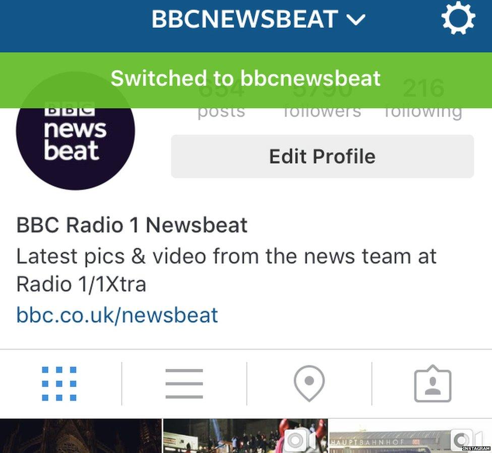 Switched to bbcnewsbeat