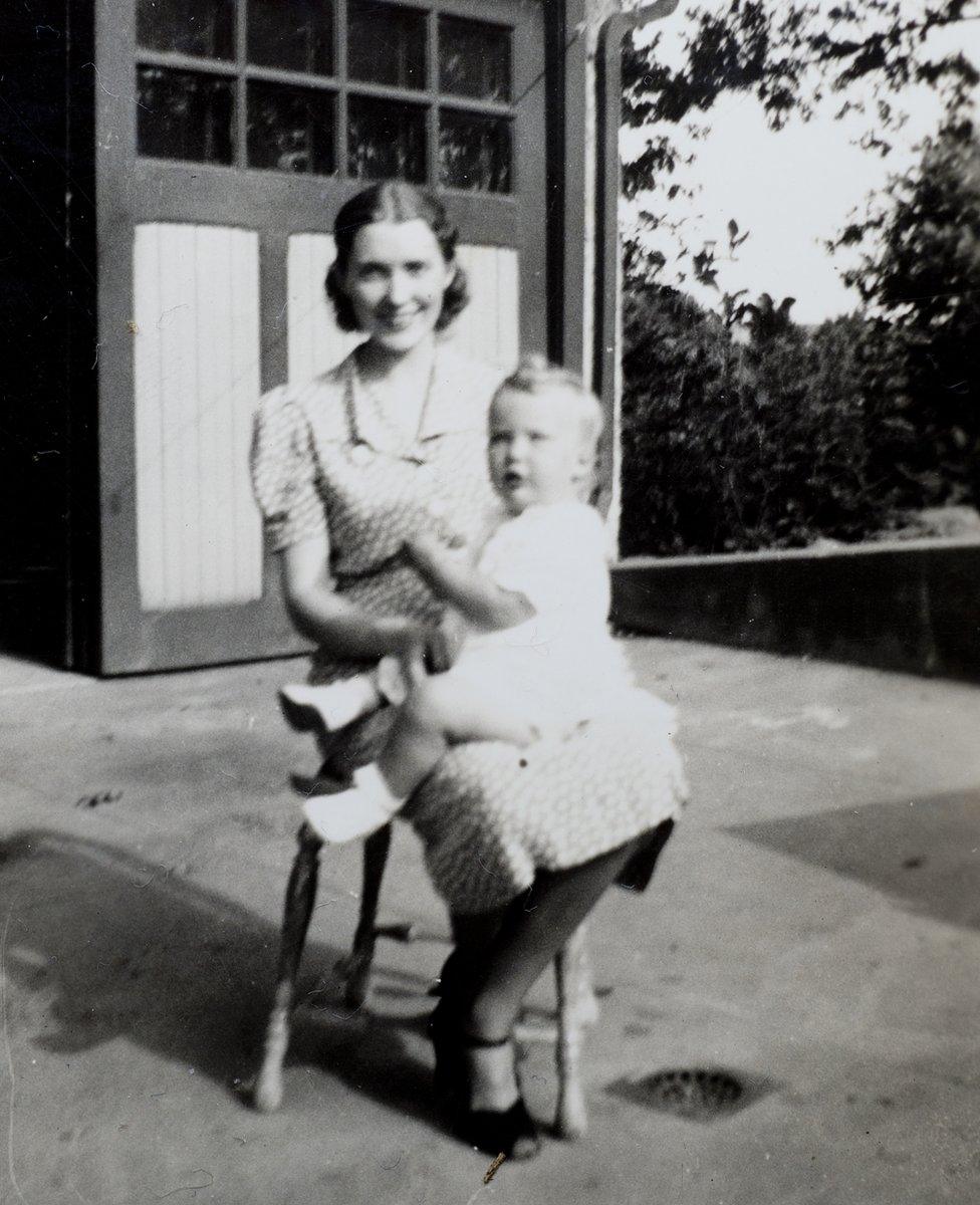 Donald Trump's mother, Mary Anne MacLeod, with baby Maryanne in 1938 in Scotland