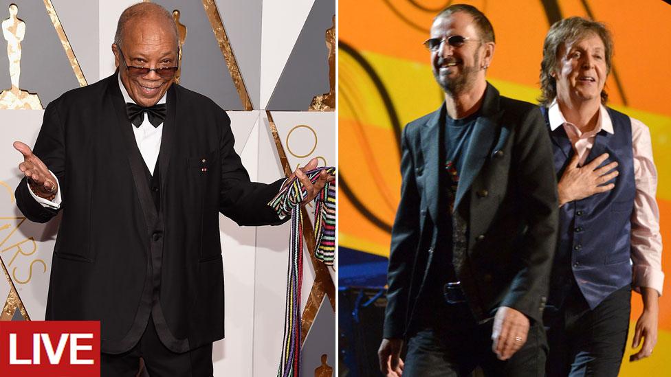 The Beatles were 'worst musicians in the world' says Quincy Jones - BBC ...