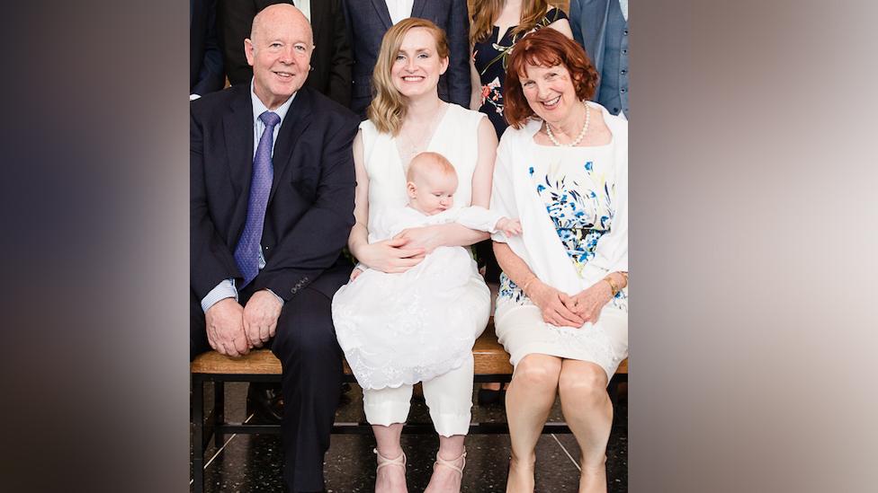 Alan Fitchett, Laura Juniper, Helen Fitchett and baby Isabelle