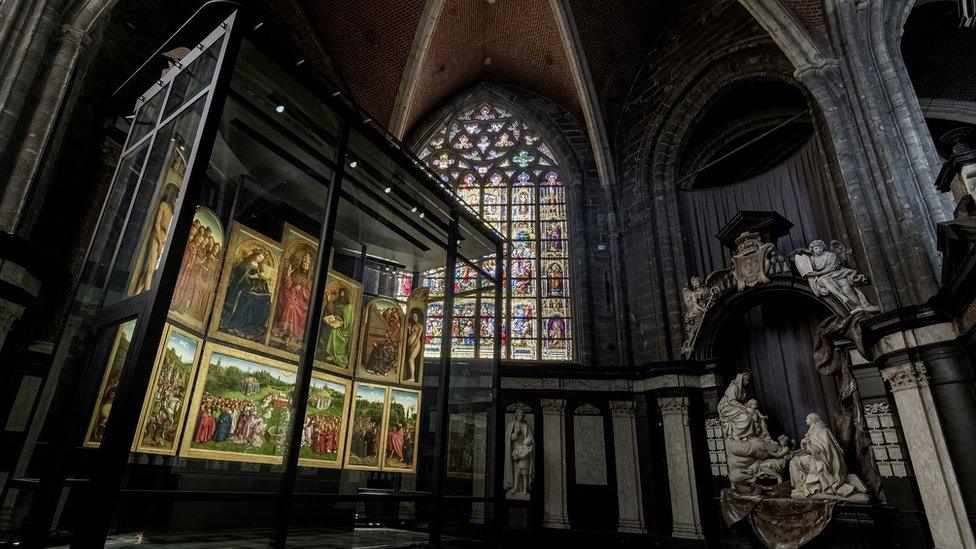 Ghent Altarpiece in St Bavo's Cathedral