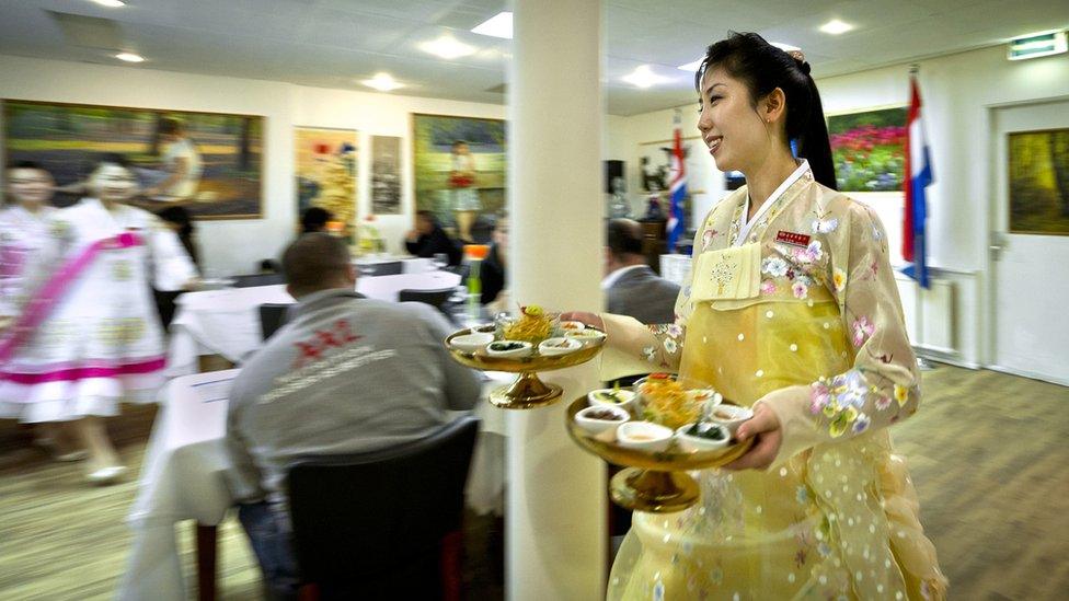 A branch of the Pyongyang restaurant chain