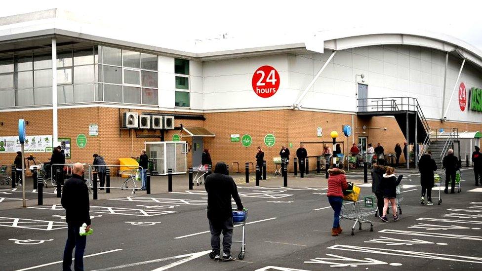 Supermarket queue